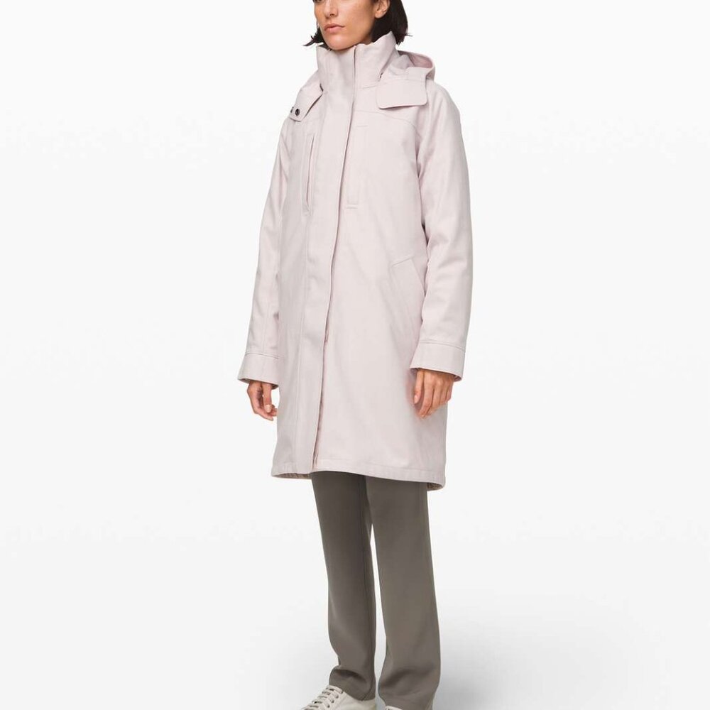 Lululemon Women's Gray Roam Far Wool 3-in-1 Insulated Outdoor Parka Jacket Sz 0